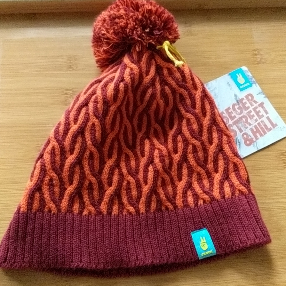 Seger Street & Hill Knit Snow Hat (New)